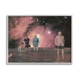 thumbnail image 1 of Stupell Industries Surreal Family Vivid Galaxy Planet Graphic Art Gray Framed Art Print Wall Art, Design by Matheus Lopes Castro, 1 of 7