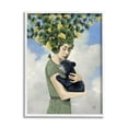 thumbnail image 1 of Stupell Industries Surreal Mother Earth Hair Vines Hugging Bear Cub ,16 x 20, Design by Paula Belle Flores, 1 of 7