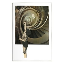 Stupell Industries Surreal Pointing Child Spiral Staircase Graphic Art Unframed Art Print Wall Art, Design by Matheus Lopes Castro