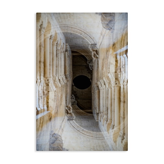 Stupell Industries Surrealist Symmetry Columns Canvas Wall Art design by Robin Vandenabeele, 24 x 16