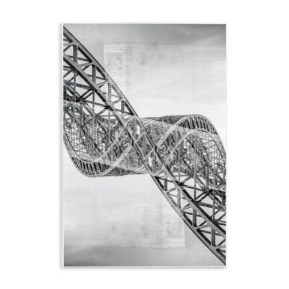 Stupell Industries Surrealist Twisting Iron Wall Plaque Art design by Robin Vandenabeele, 19 x 13