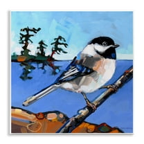 Stupell Industries Swallow Bird Perched Birds Painting Unframed Art Print Wall Art, 12 x 12