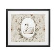 thumbnail image 1 of Stupell Industries Cottage Swan Vignette in Floral Border Black Framed Print Under Glass, 21 x 17, by Arlington Prints, 1 of 8