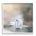 thumbnail image 1 of Stupell Industries Swans on Lake Landscape Animals & Insects Painting White Framed Art Print Wall Art, 12 x 12, 1 of 8