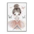thumbnail image 1 of Stupell Industries Eclectic Sweet Butterfly Fairytale Princess Gray Framed Giclee Art, 20 x 30, by Creative Studio, 1 of 8