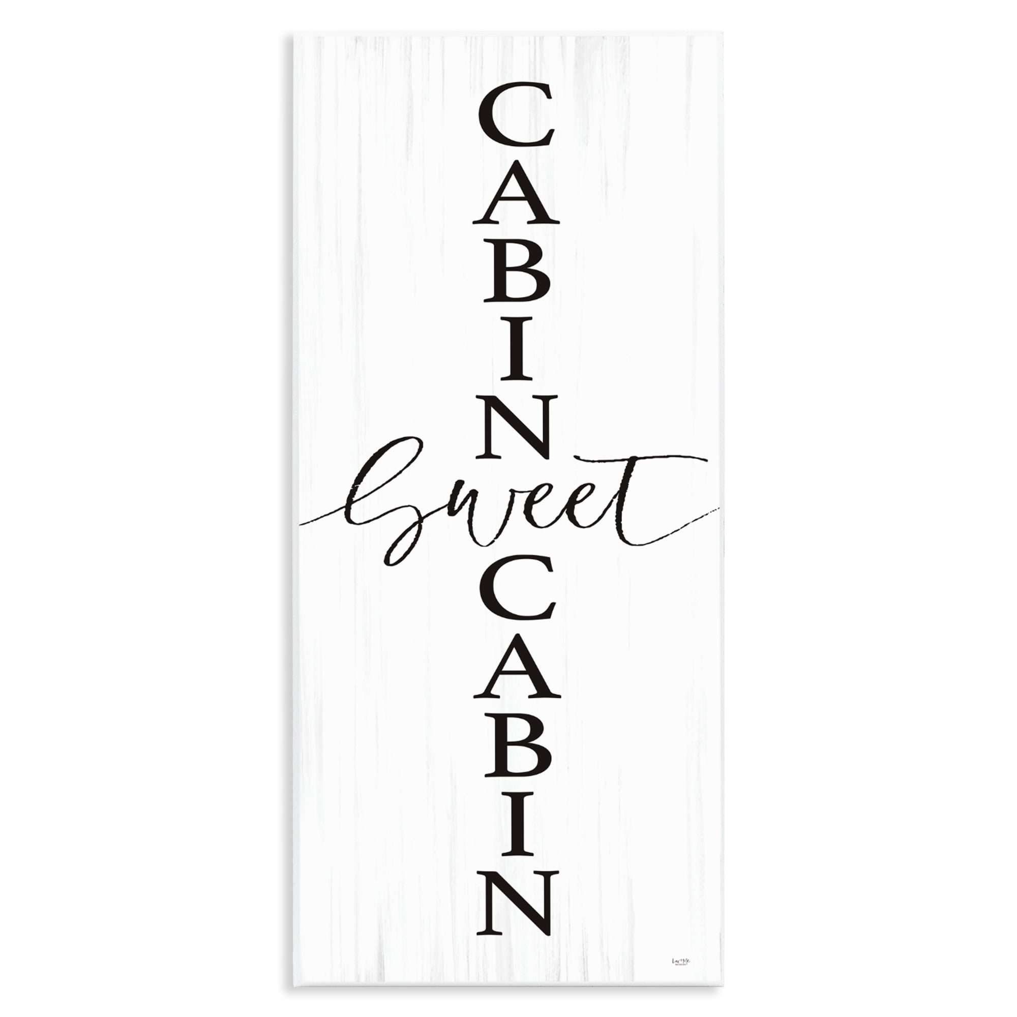 Stupell Industries Sweet Cabin Vertical Words Wall Plaque Art, design by Lux + Me Designs
