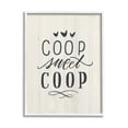 thumbnail image 1 of Stupell Industries Sweet Coop Farm Chicken Sign Graphic Art White Framed Art Print Wall Art, Design by Loni Harris, 1 of 8