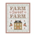 thumbnail image 1 of Stupell Industries Sweet Farm Needlepoint Style Text & Numbers Painting Wrapped Canvas Art Print Wall Art, 36 x 48, 1 of 8