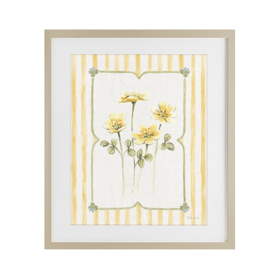 Stupell Industries French Country Sweet Honey Florals Birch Framed Print Under Glass, 13 x 16, by Beth Grove