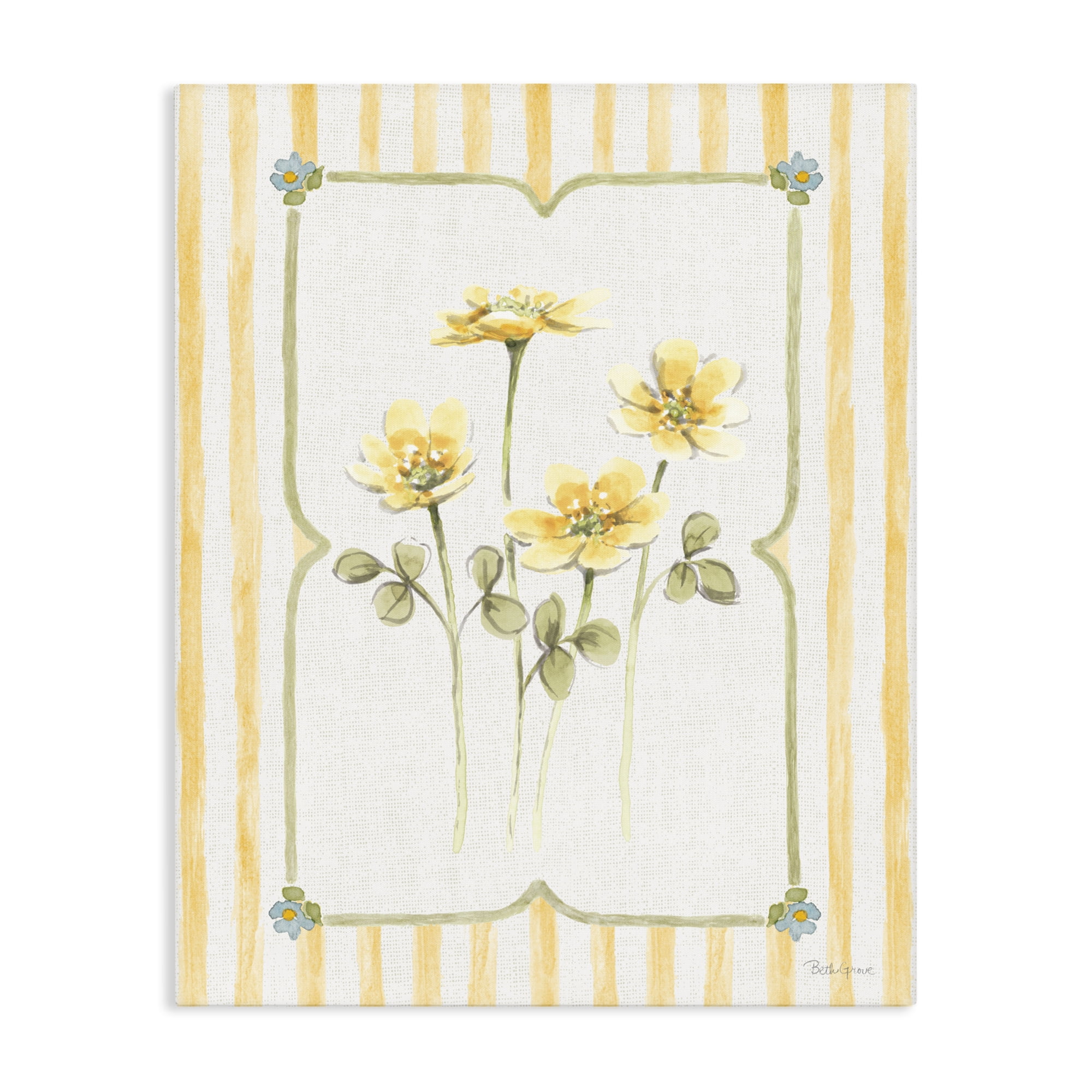 Stupell Industries Sweet Honey Florals Canvas Wall Art, design by Beth Grove