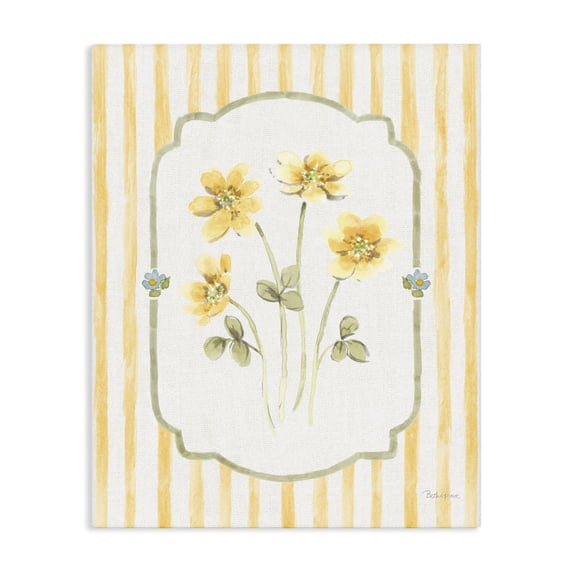 Stupell Industries French Country Sweet Honey Flowers Canvas Art, 16 x 20, by Beth Grove