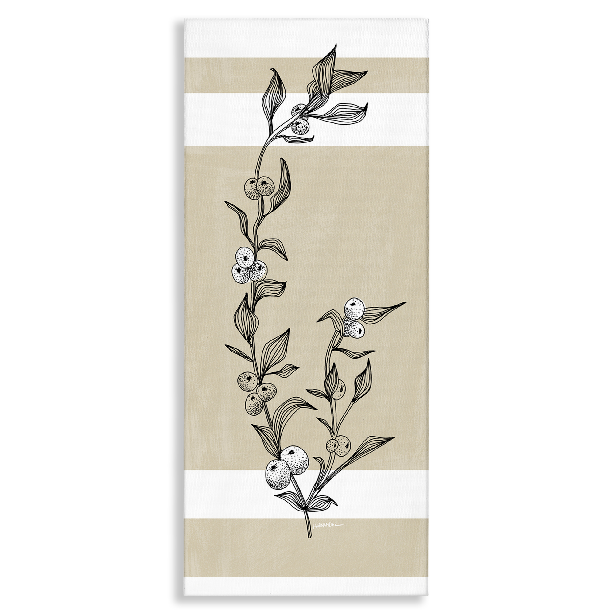 Stupell Industries Sweet Orange Branch Plants & Flowers Painting ...