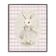 thumbnail image 1 of Stupell Industries Cottage Sweet Pink Girl Bunny Black Framed Giclee Art, 16 x 20, by Arlington Prints, 1 of 8