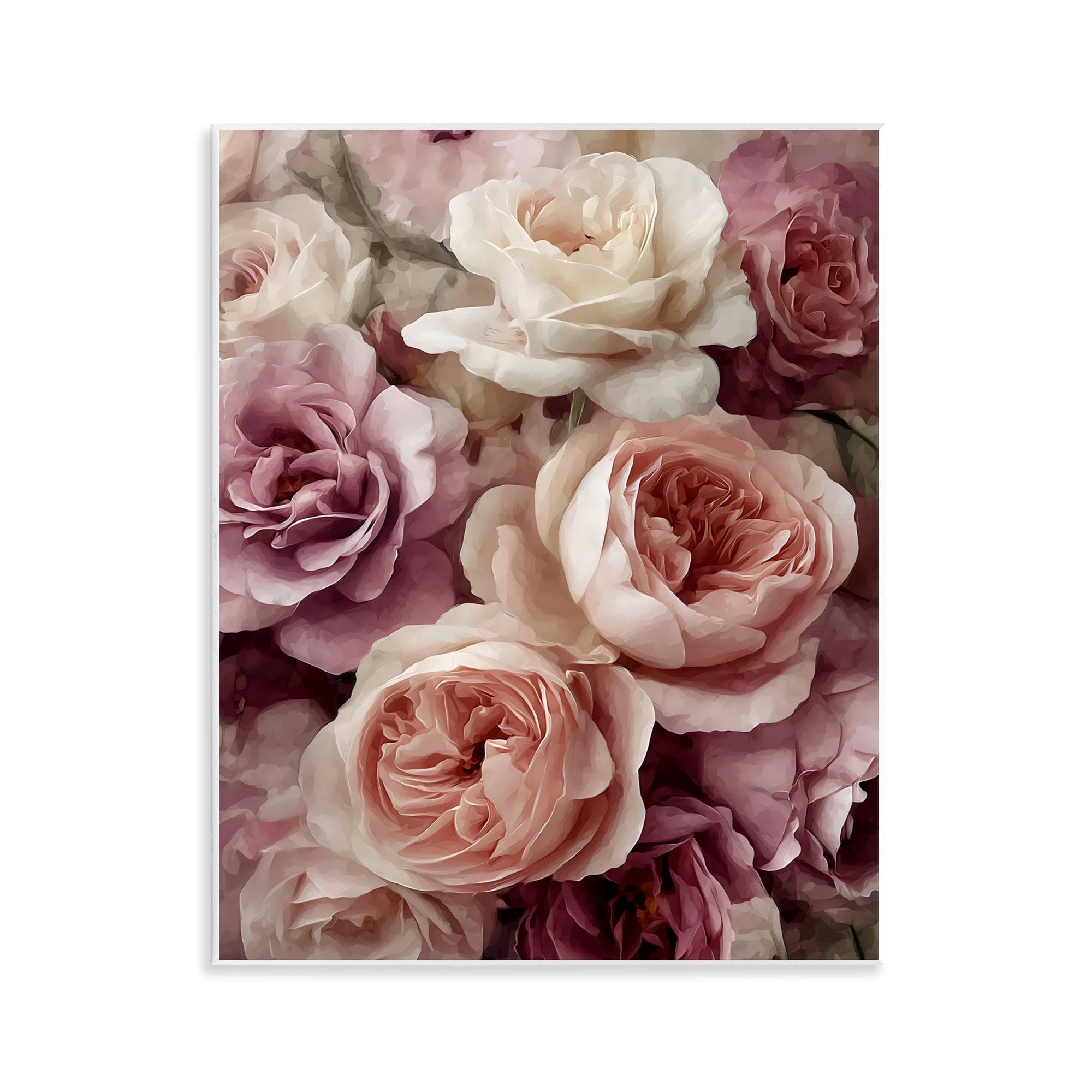 Stupell Industries Sweet Roses in Blush Pink Wall Plaque Art, design by Franklyn Gregory