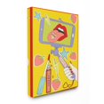 thumbnail image 1 of Stupell Industries Sweet Selfie Love Retro Color Pop Design Canvas Wall Art Design by Sangita Bachelet, 36" x 48", 1 of 4