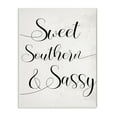 Stupell Industries Sweet Southern & Sassy Lively Cursive Typography
