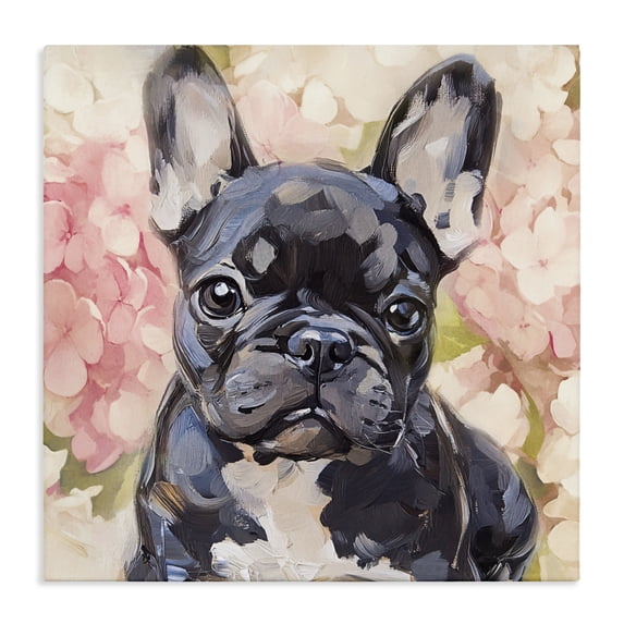Stupell Industries Cottage Sweetest Little Bulldog Canvas Art, 24 x 24, by Tina LeCour