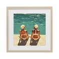 thumbnail image 1 of Stupell Industries Modern Swimmer Friends Duo Birch Framed Print Under Glass, 13 x 13, by Layla Oz, 1 of 8
