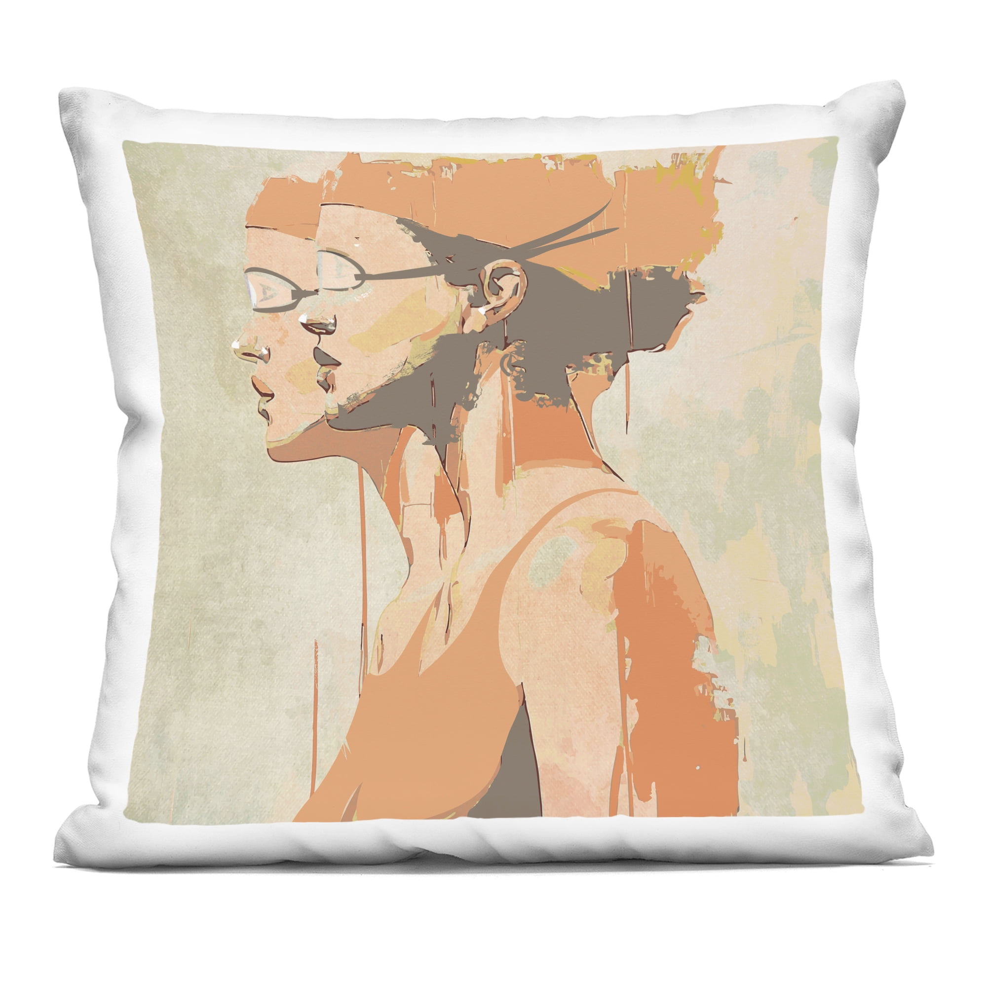 Stupell Industries Swimming Twins Silhouettes Decorative Printed Throw Pillow, design by Layla Oz