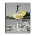 thumbnail image 1 of Stupell Industries Swimming in Cocktail Food & Beverage Painting Black Framed Art Print Wall Art, 16 x 20, 1 of 2