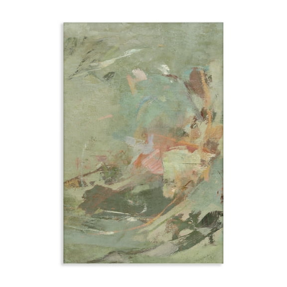 Stupell Industries Swirled Neutrals & Pastels Abstract Painting Wrapped Canvas Canvas Art Print Wall Art, 16 x 24