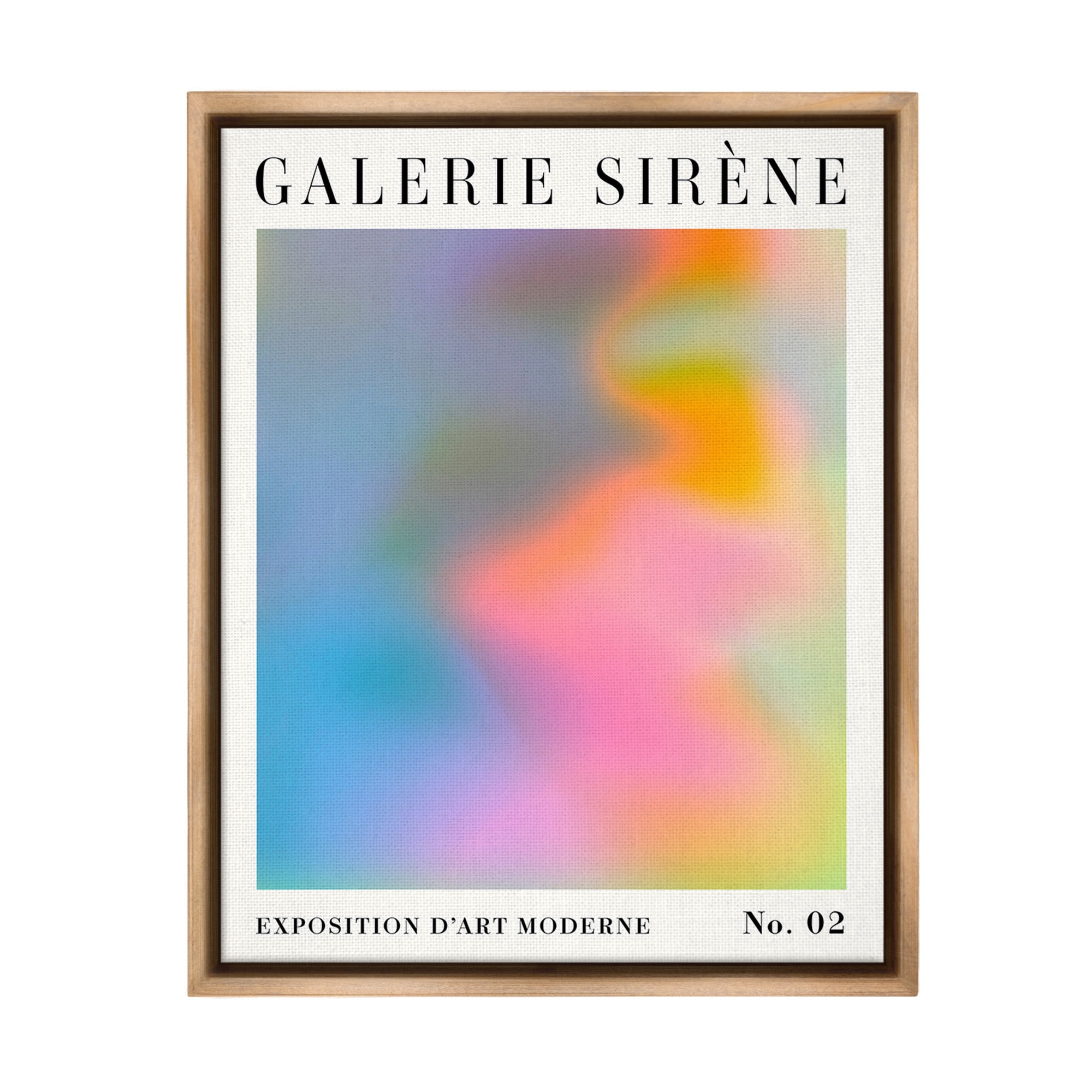 Stupell Industries Swirled Patterned Hues Abstract Painting Brown Floater Framed Canvas Art Print Wall Art, 17 x 21