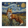 thumbnail image 1 of Stupell Industries Bohemian Swirling Impressionist Fox Canvas Art, 17 x 17, by The Wands Want, 1 of 8