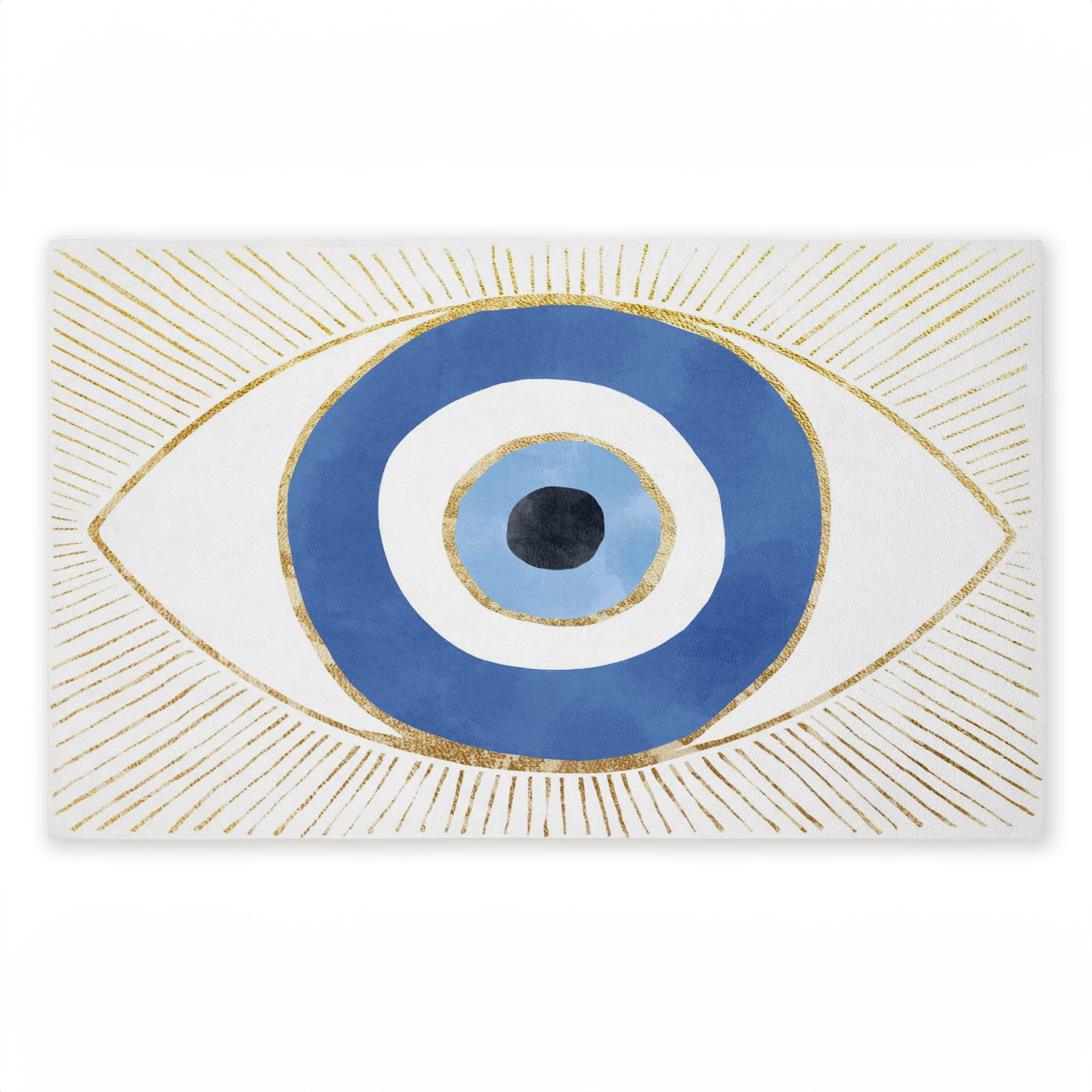 Stupell Industries Symbolic Evil Eye Protection Printed Outdoor Door Floor Mat, design by Ziwei Li