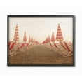 thumbnail image 1 of Stupell Industries Symmetric Beach Chairs on Sand Red Tan Photograph Framed Wall Art Design by Aledanda, 16" x 20", Black Framed, 1 of 5