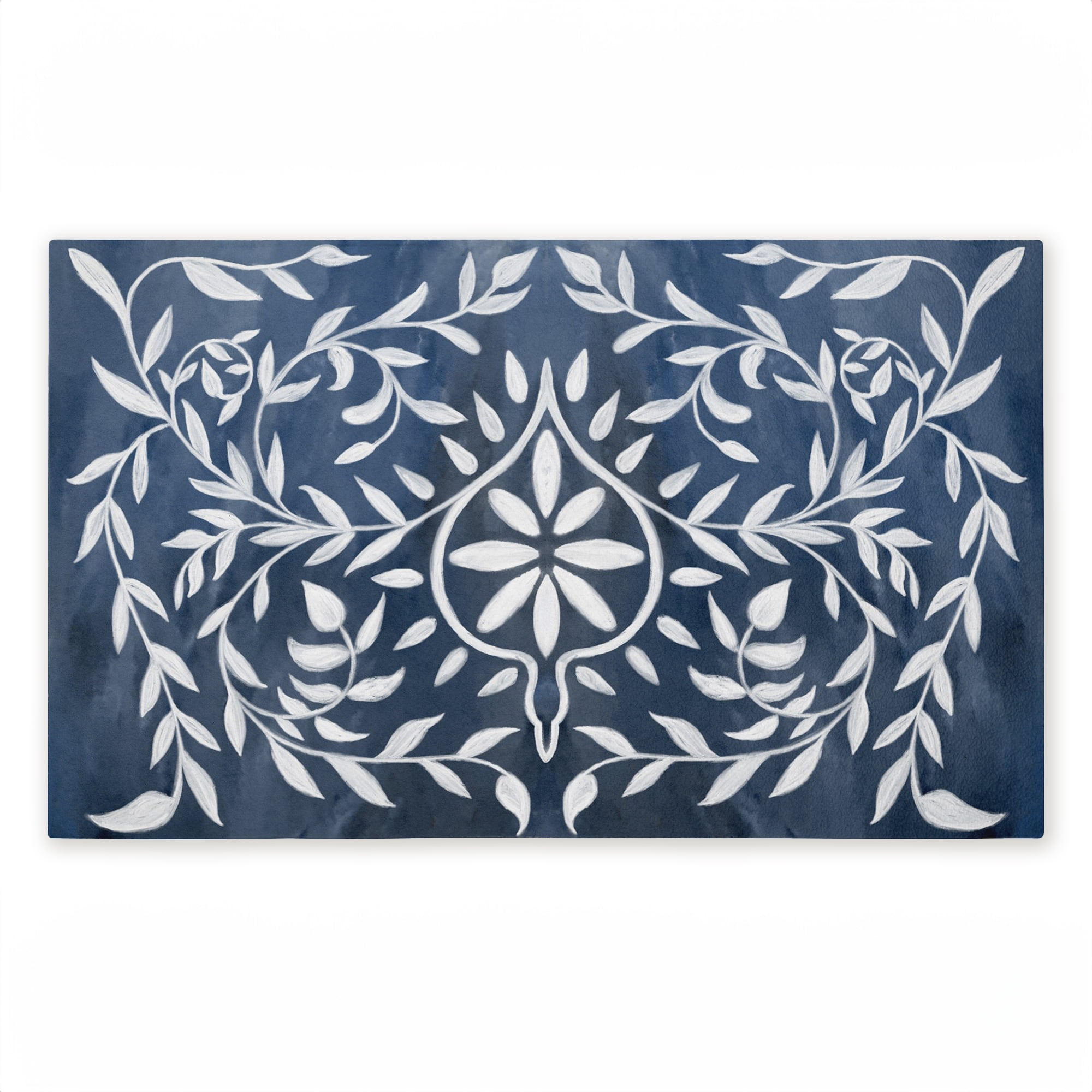 Stupell Industries Symmetrical Botanical Leaves Printed Outdoor Door Floor Mat, design by Ziwei Li