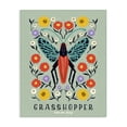 thumbnail image 1 of Stupell Industries Eclectic Symmetrical Grasshopper with Blooms Canvas Art, 36 x 48, by Indira Prieto | IndySign, 1 of 8