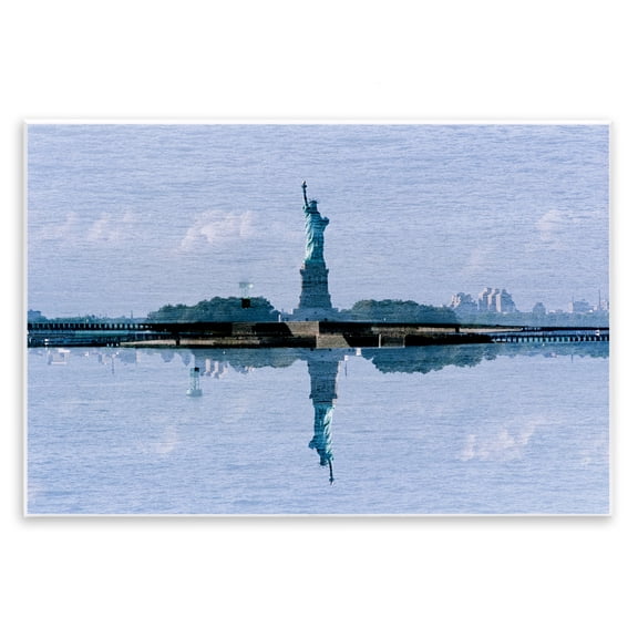 Stupell Industries Symmetrical Liberty Reflection Wall Plaque Art design by Robin Vandenabeele, 10 x 15