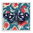 thumbnail image 1 of Stupell Industries Bohemian Symmetrical Moth On Beautiful Flowers White Framed Giclee Art, 24 x 24, by Kate Jarvik Birch, 1 of 8