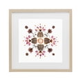 thumbnail image 1 of Stupell Industries Eclectic Symmetrical Nautical Collection Birch Framed Print Under Glass, 13 x 13, by Beth Adoette, 1 of 8