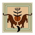 thumbnail image 1 of Stupell Industries Bohemian Symmetrical Tropical Leopards Canvas Art, 30 x 30, by Melissa Wang, 1 of 8