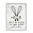 thumbnail image 1 of Stupell Industries Take A Few Whisks Phrase Food & Beverage Painting White Framed Art Print Wall Art, 11 x 14, 1 of 9