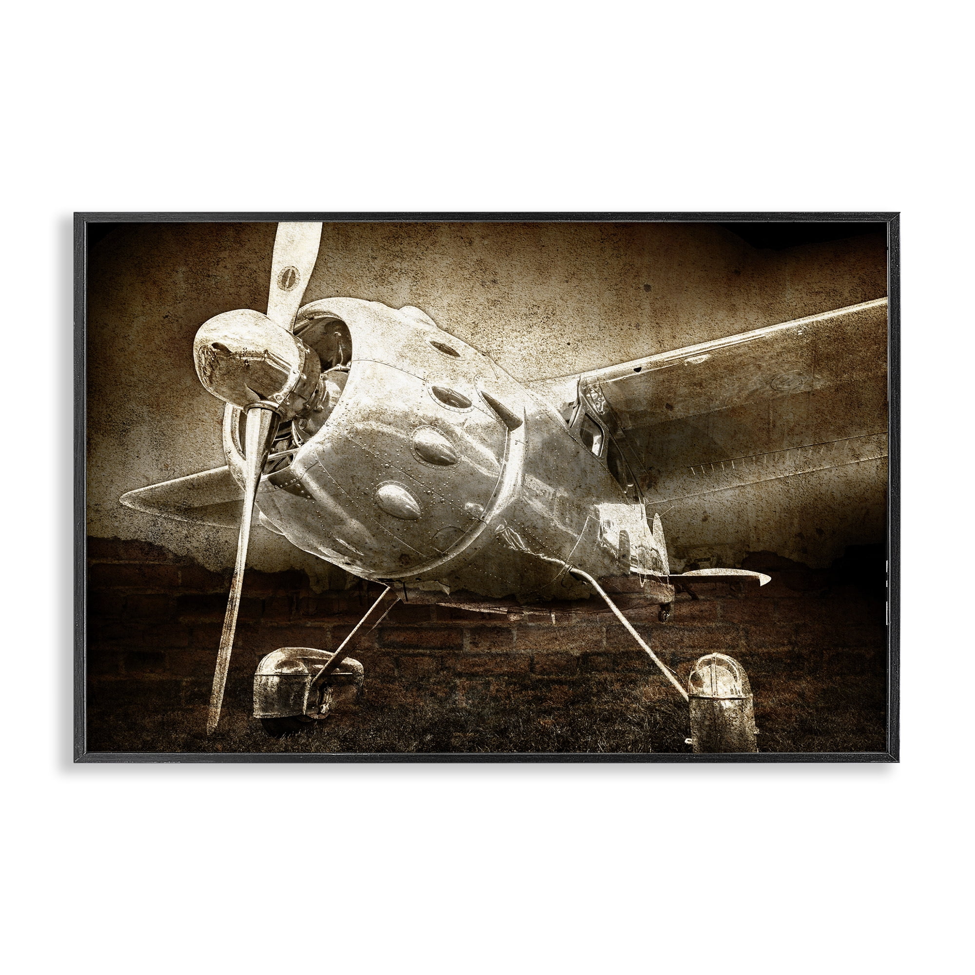 Stupell Industries Taking Flight Vintage Black Framed Giclee Art, design by Kim Allen