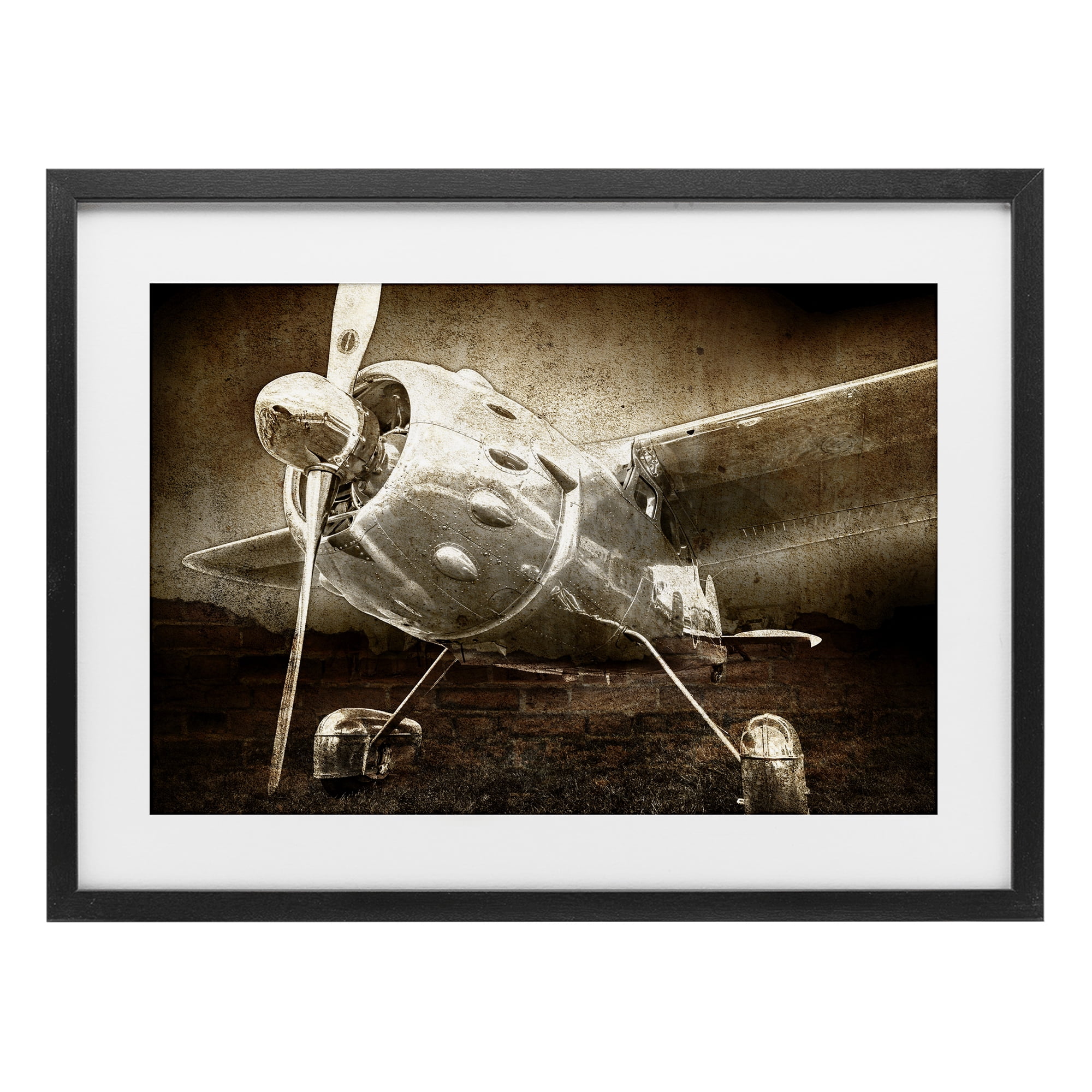 Stupell Industries Taking Flight Vintage Black Framed Print Under Glass, design by Kim Allen