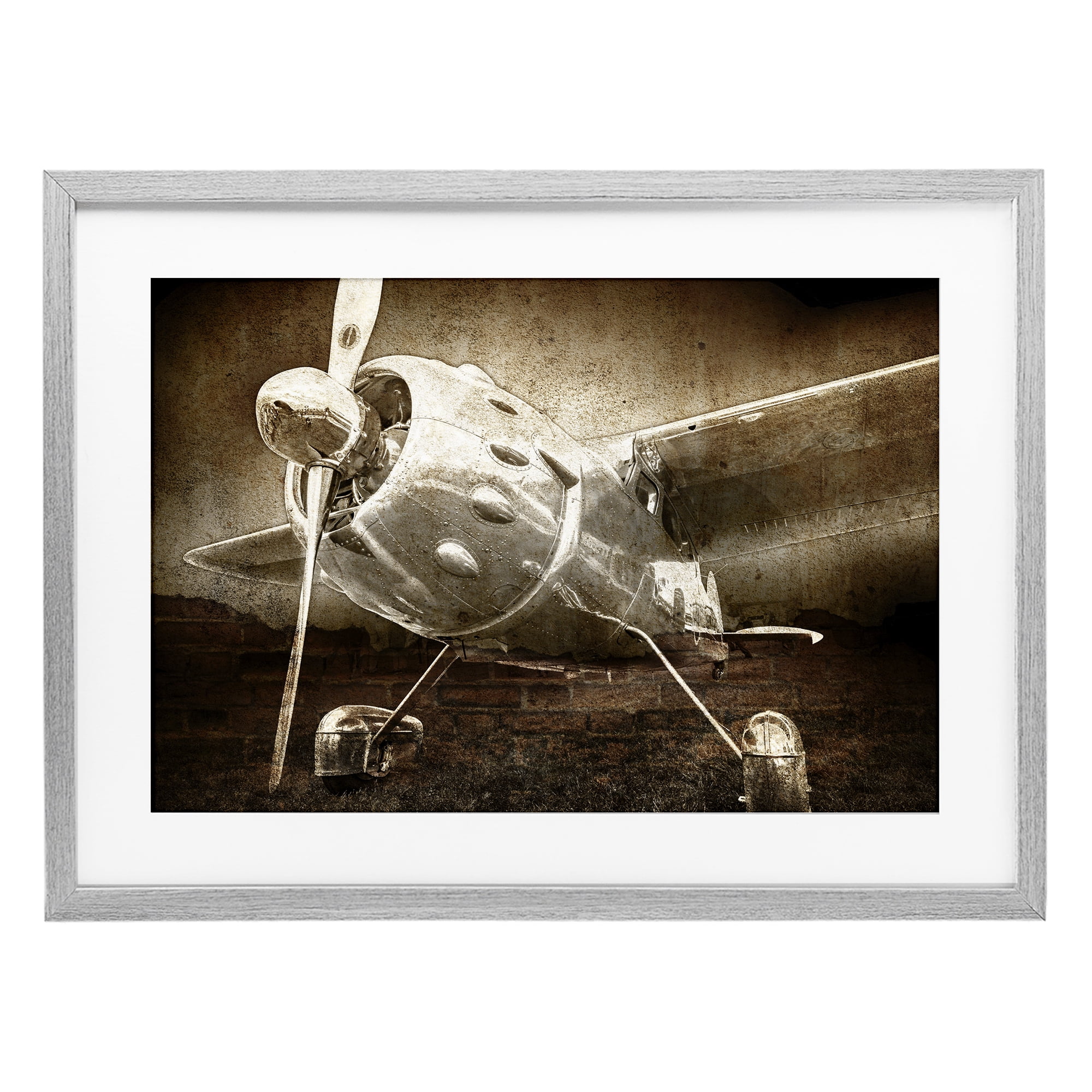 Stupell Industries Taking Flight Vintage Gray Framed Print Under Glass, design by Kim Allen