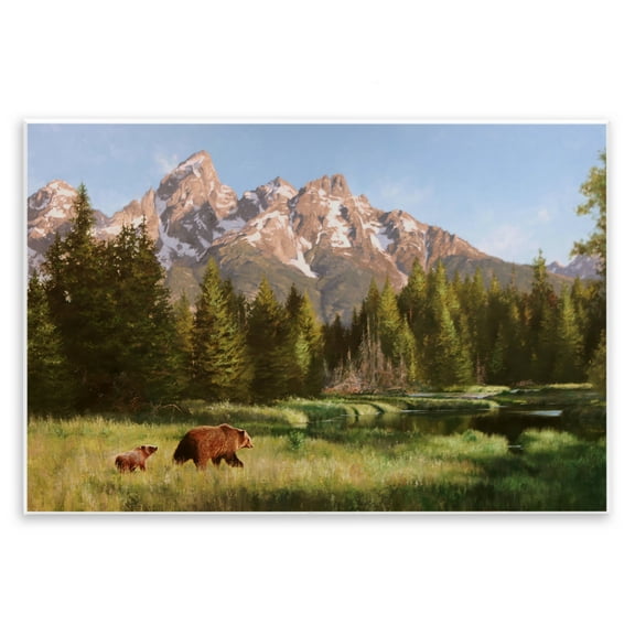 Stupell Industries Taking The Scenic Route Landscape & Nature Painting Unframed Art Print Wall Art, 15 x 10