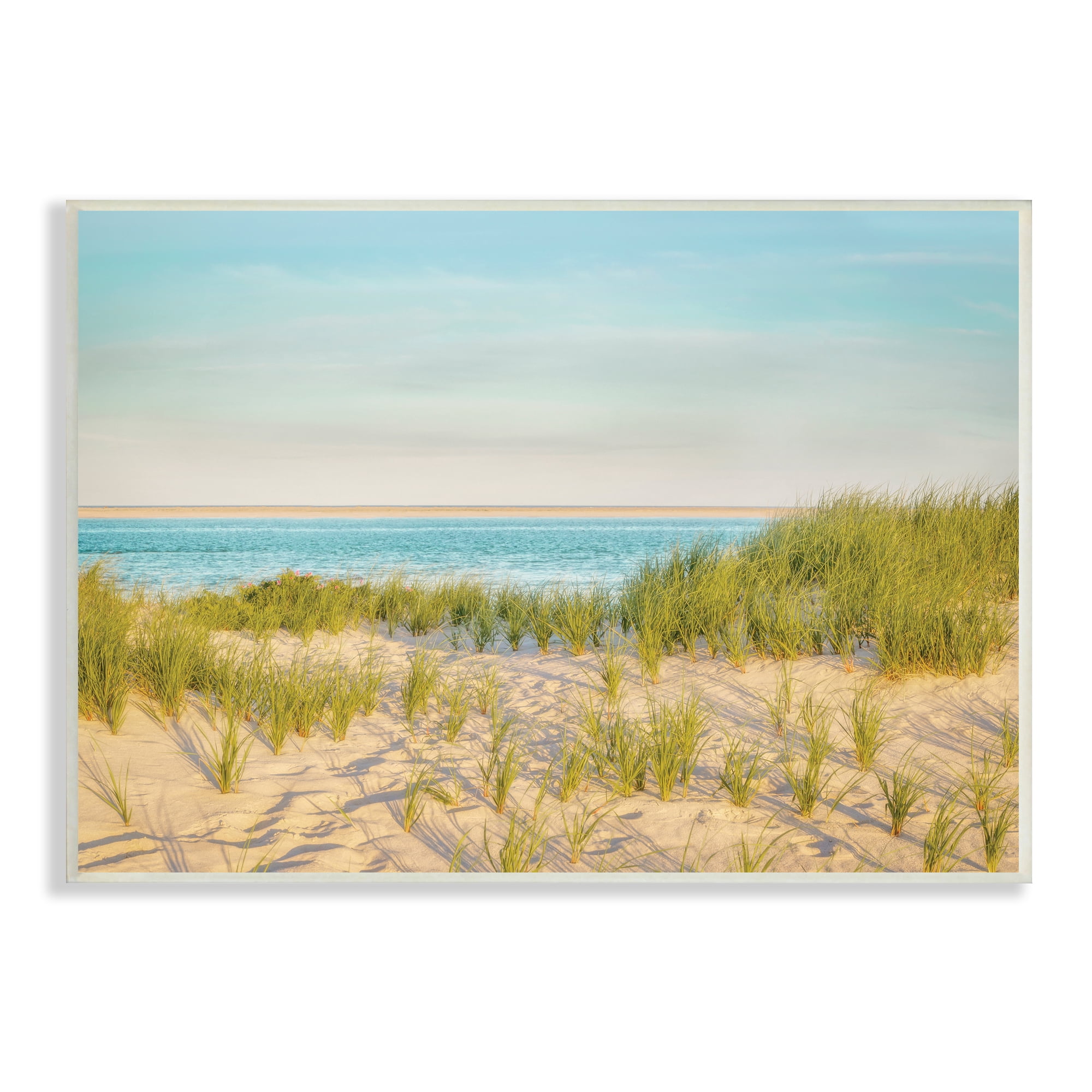 Stupell Industries Tall Grass Sand Dunes Nautical Beach Landscape, 10 x 15, Designed by Brooke T. Ryan