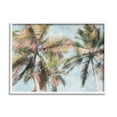 thumbnail image 1 of Stupell Industries Tall Looming Breezy Palm Trees Graphic Art White Framed Art Print Wall Art, Design by Nina Blue, 1 of 7