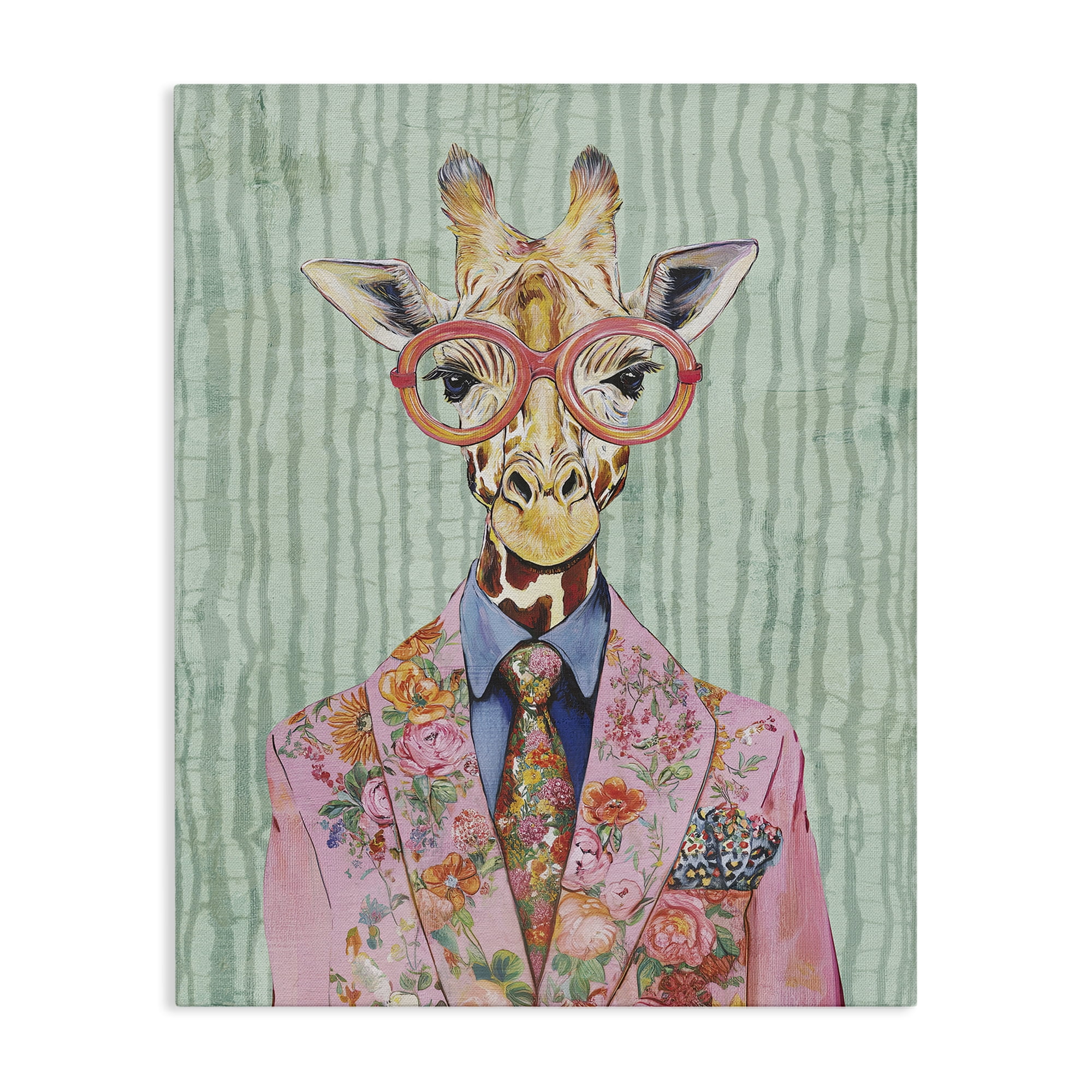 Stupell Industries Tall Stylish Giraffe Canvas Wall Art, design by Svetlana Aleynikova