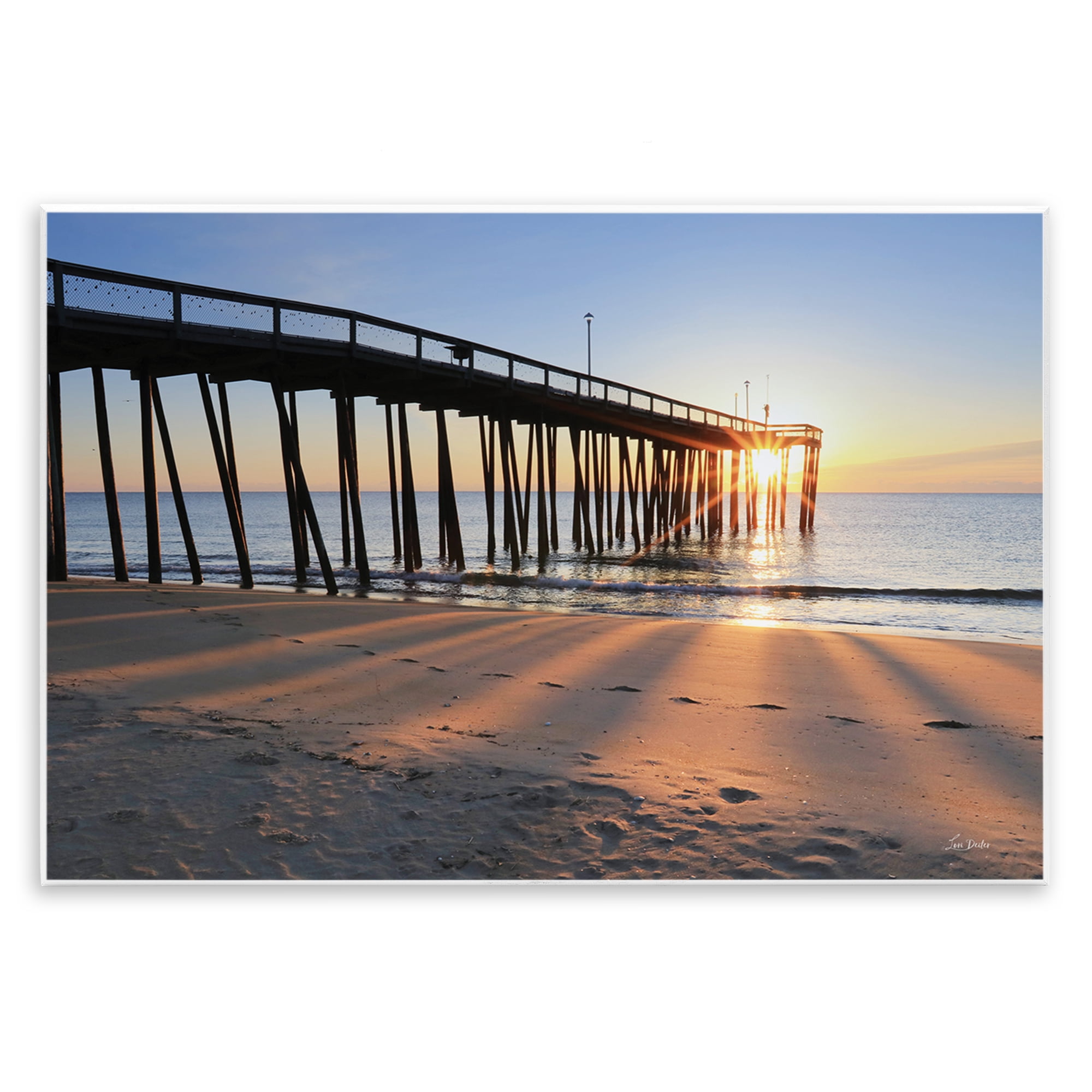Stupell Industries Tall Sunlit Dock Landscape & Nature Photography Unframed Art Print Wall Art, 15 x 10