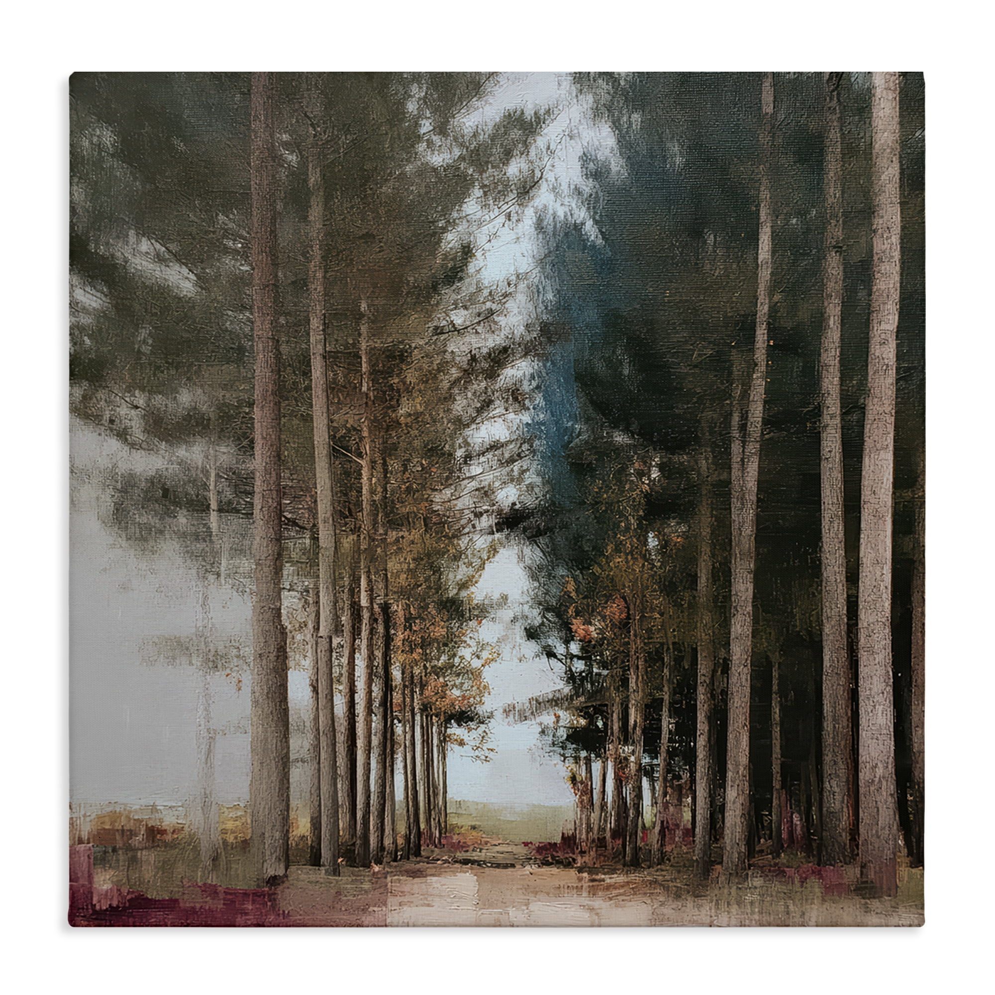 Stupell Industries Tall Trees Pathway Canvas Wall Art, design by Kim Curinga