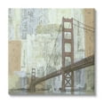 thumbnail image 1 of Stupell Industries Tall Water Bridge Abstract Blocked Metropolis City, 36 x 36, Design by Katrina Craven, 1 of 5