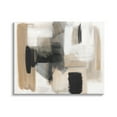 thumbnail image 1 of Stupell Industries Tan & Black Collage Abstract Painting Gallery Wrapped Canvas Art Print Wall Art, 20 x 16, 1 of 8