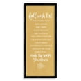 thumbnail image 1 of Stupell Industries Tan Fall Wish List Botanical & Floral Painting Black Framed Art Print Wall Art, 13 x 30, 1 of 8