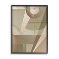 thumbnail image 1 of Stupell Industries Tan Geometric Abstract Abstract Painting Black Framed Art Print Wall Art, 24 x 30, 1 of 9