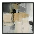 thumbnail image 1 of Stupell Industries Tan & Grey Rustic Collage Abstract Painting Gray Framed Art Print Wall Art, 17 x 17, 1 of 10